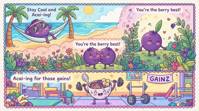Funny Acai Puns