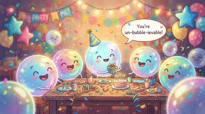 Funny Bubble Puns