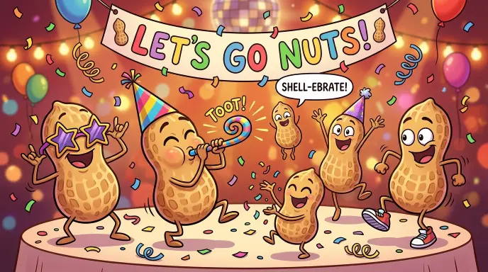 Peanut Birthday Jokes and Party Puns